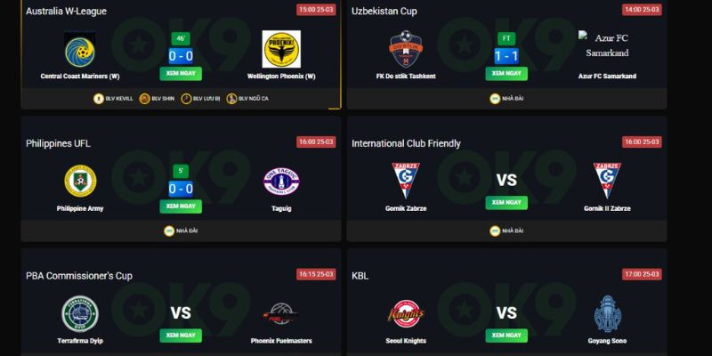 Danh sách link dự phòng của Socolive mới nhất